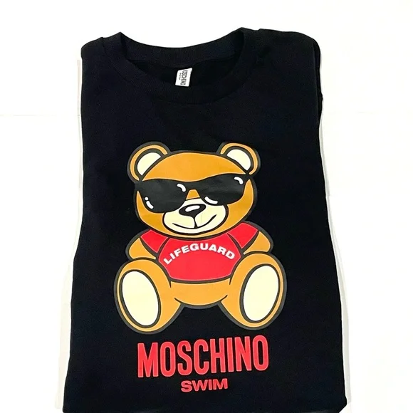 MOSCHINO SWIM パーカー Moschino CHEETAH SWIM LOGO SWEATSHIRT | Moda404 Men's Boutique